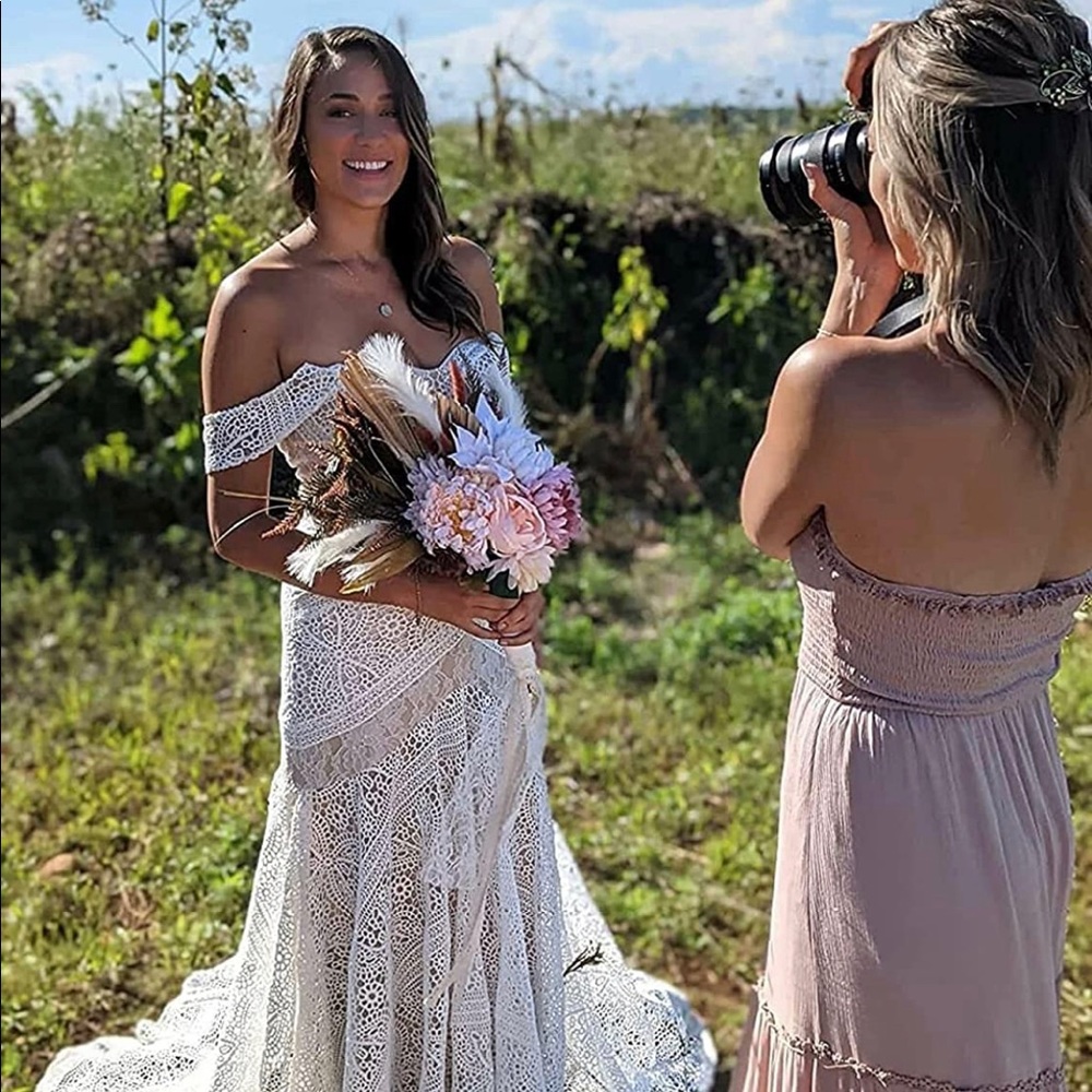 Boho wedding dress